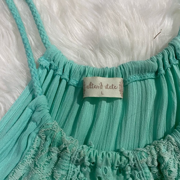 Teal tank top - Picture 2 of 3